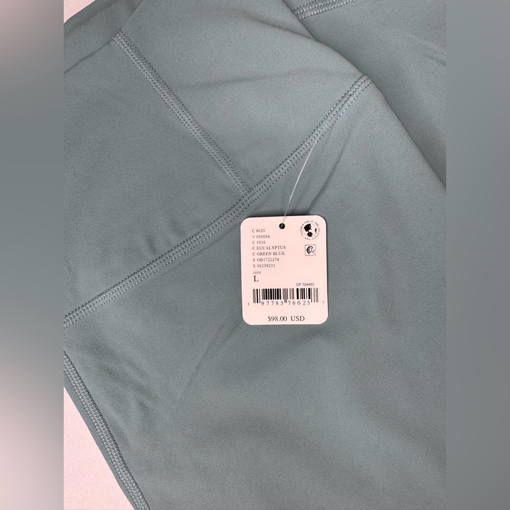 NWT Free People FP Movement Never Better High Rise Leggings Eucalyptus Size L - Picture 4 of 9